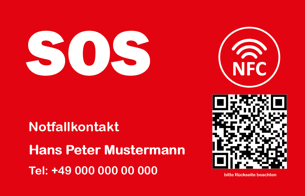 Vorschau der Notfallkarte